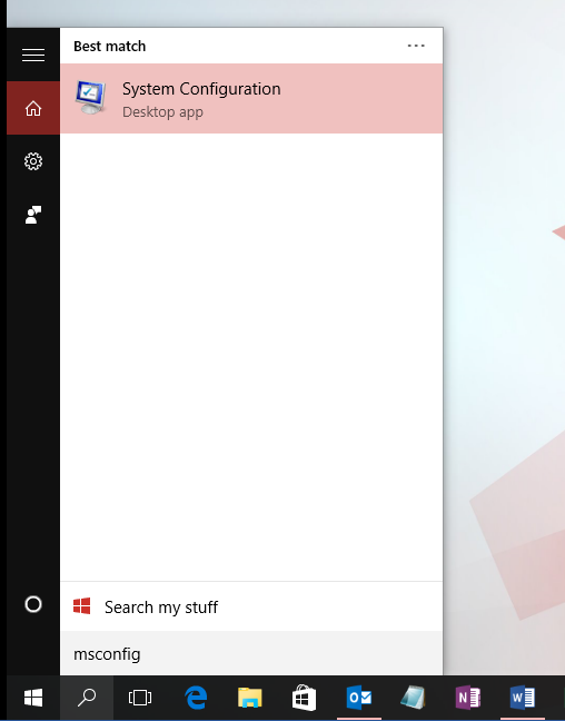 Windows 10 Clean Boot