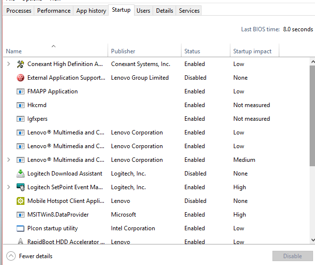 Windows 10 Clean Boot