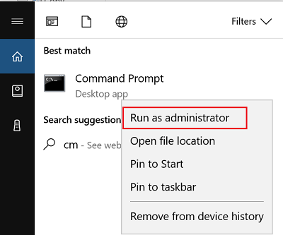open command prompt as administrator in Windows 8, 10 & 11