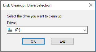 search_disk_cleanup_selectdrive