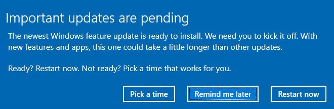 Don't install october 2018 updates