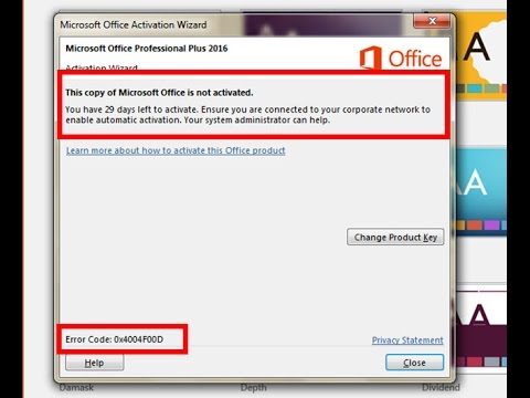 stop microsoft office activation wizard