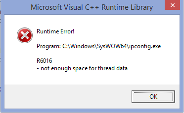 r6016 Runtime Error Fix