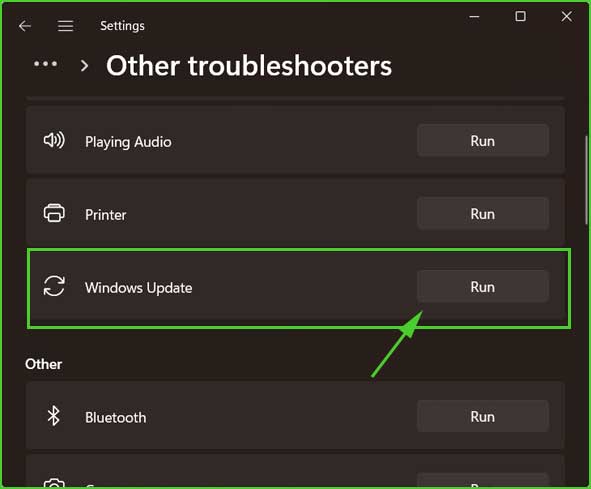 run_update_troubleshooter