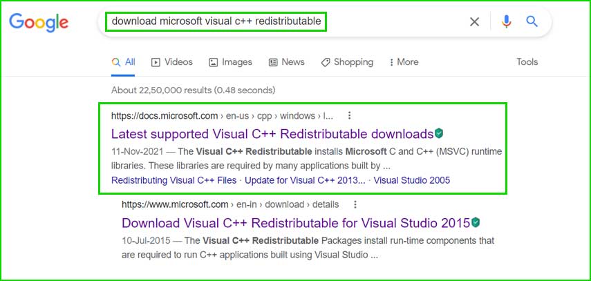 Repair & Re-Install MS Visual C++ Redistributable Package Windows 10 & 11