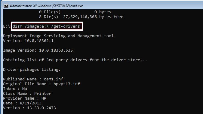 command prompt